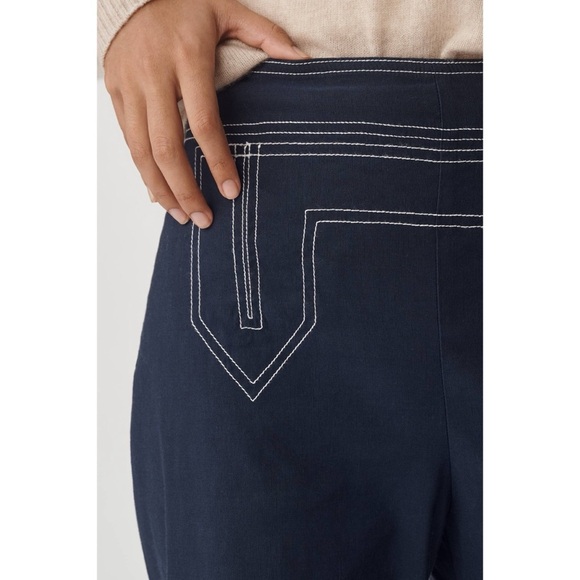 Anthropologie The Colette Sailor Crop Wide-Leg Pants by Maeve - Picture 2 of 10